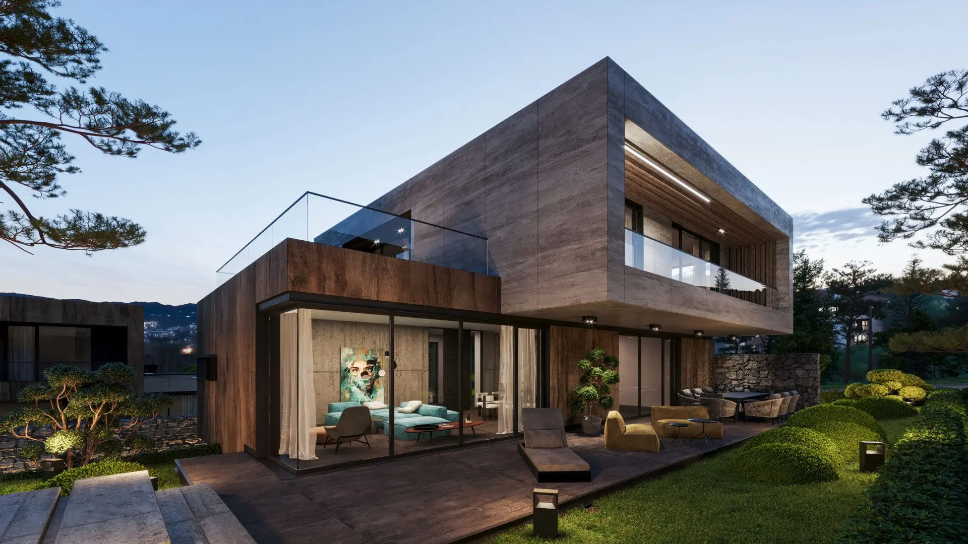 Newly built house in a complex in the Dragalevtsi area