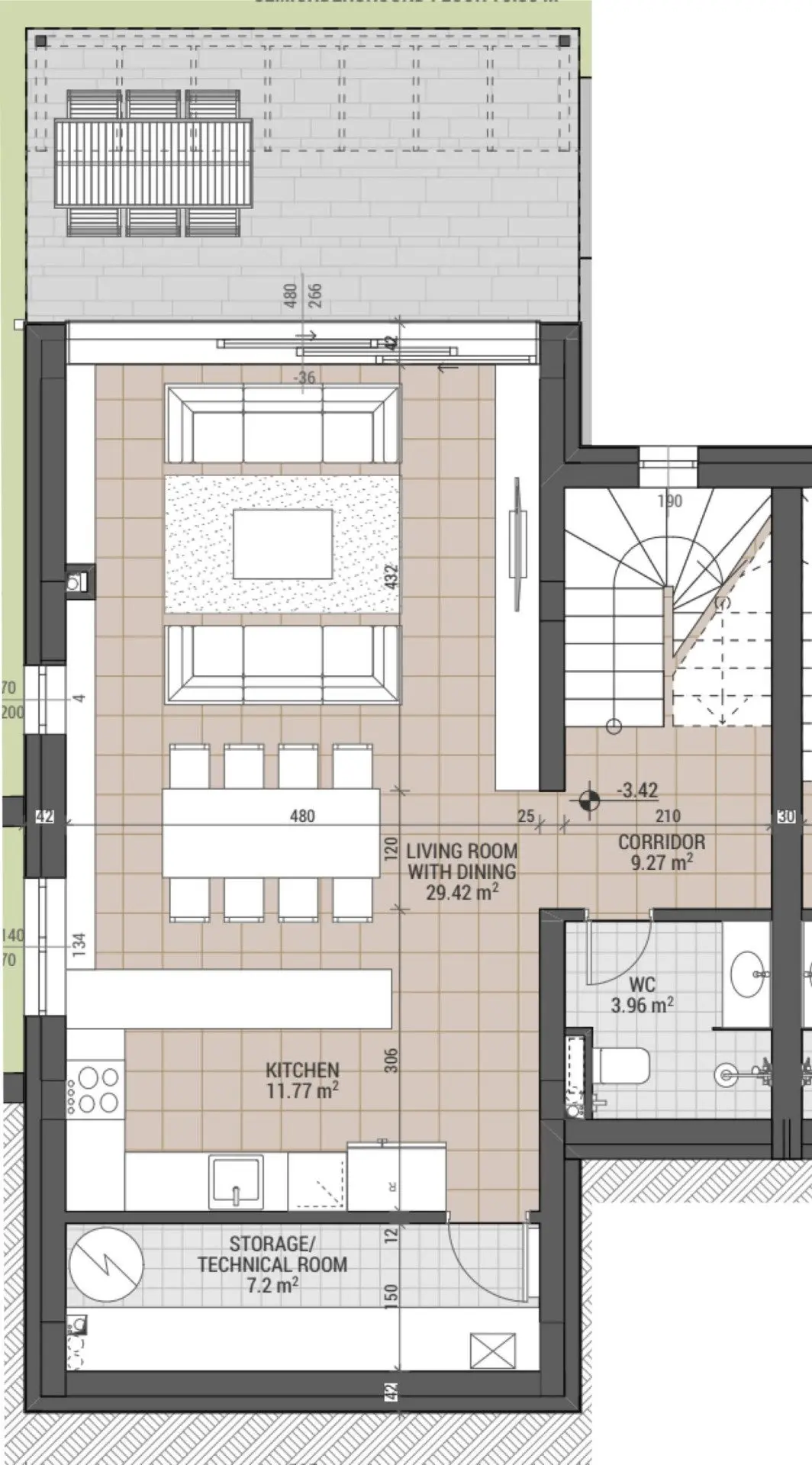 Single-family house in a new luxury gated residential complex