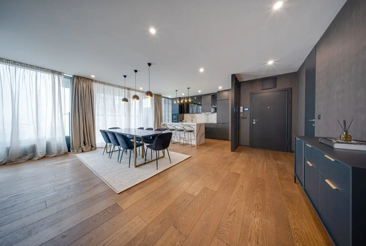 Designer two-bedroom apartment in the prestigious A3 building on Bulgaria Blvd. for sale