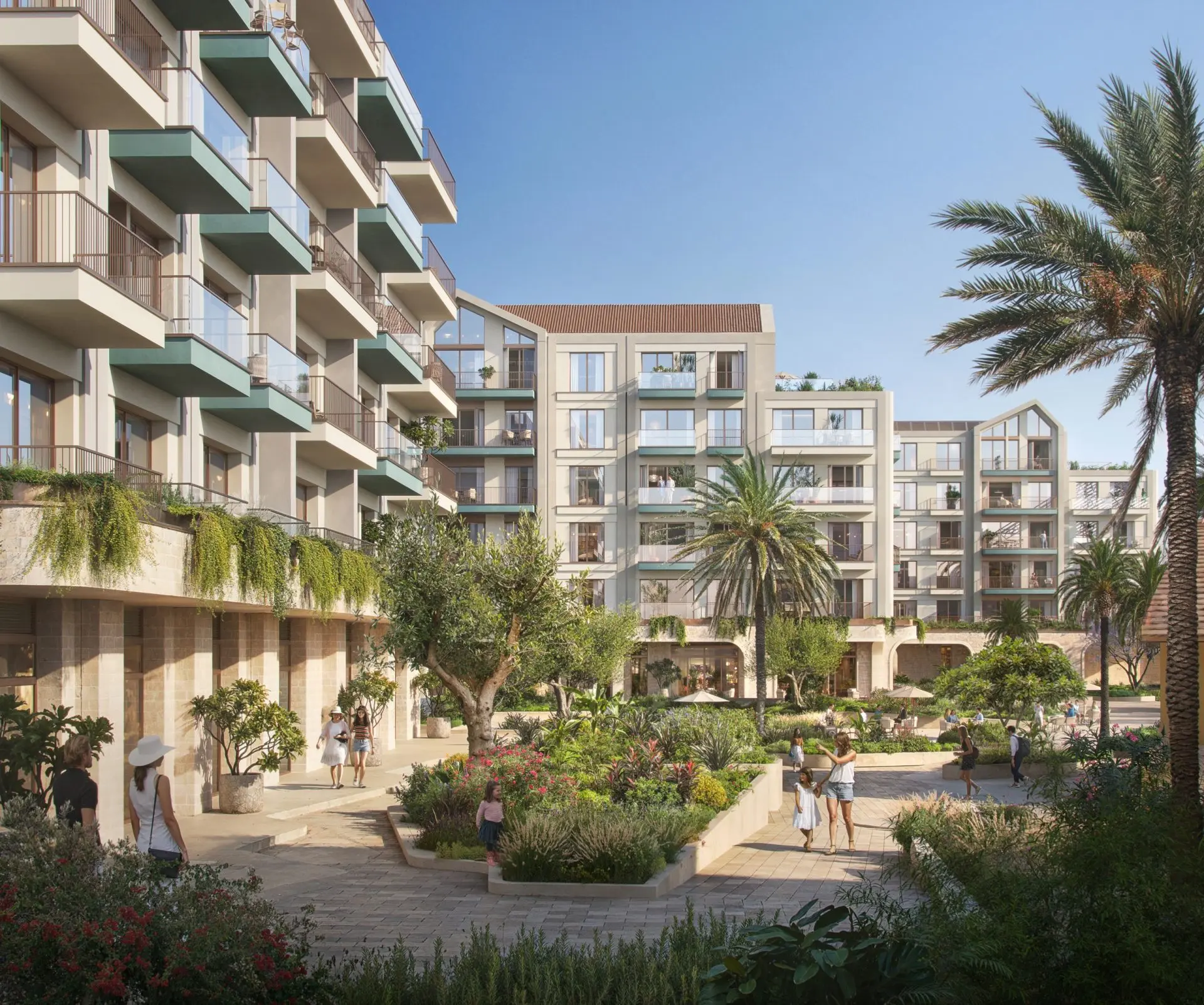Two-bedroom apartment on fourth floor in the newest neighborhood in the heart of Porto Montenegro