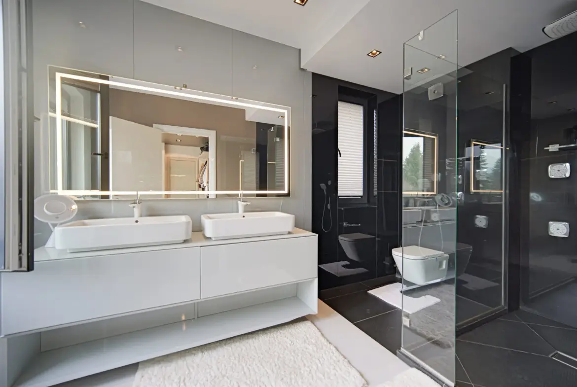 A modern detached house in an excellent location in the town of Bankya