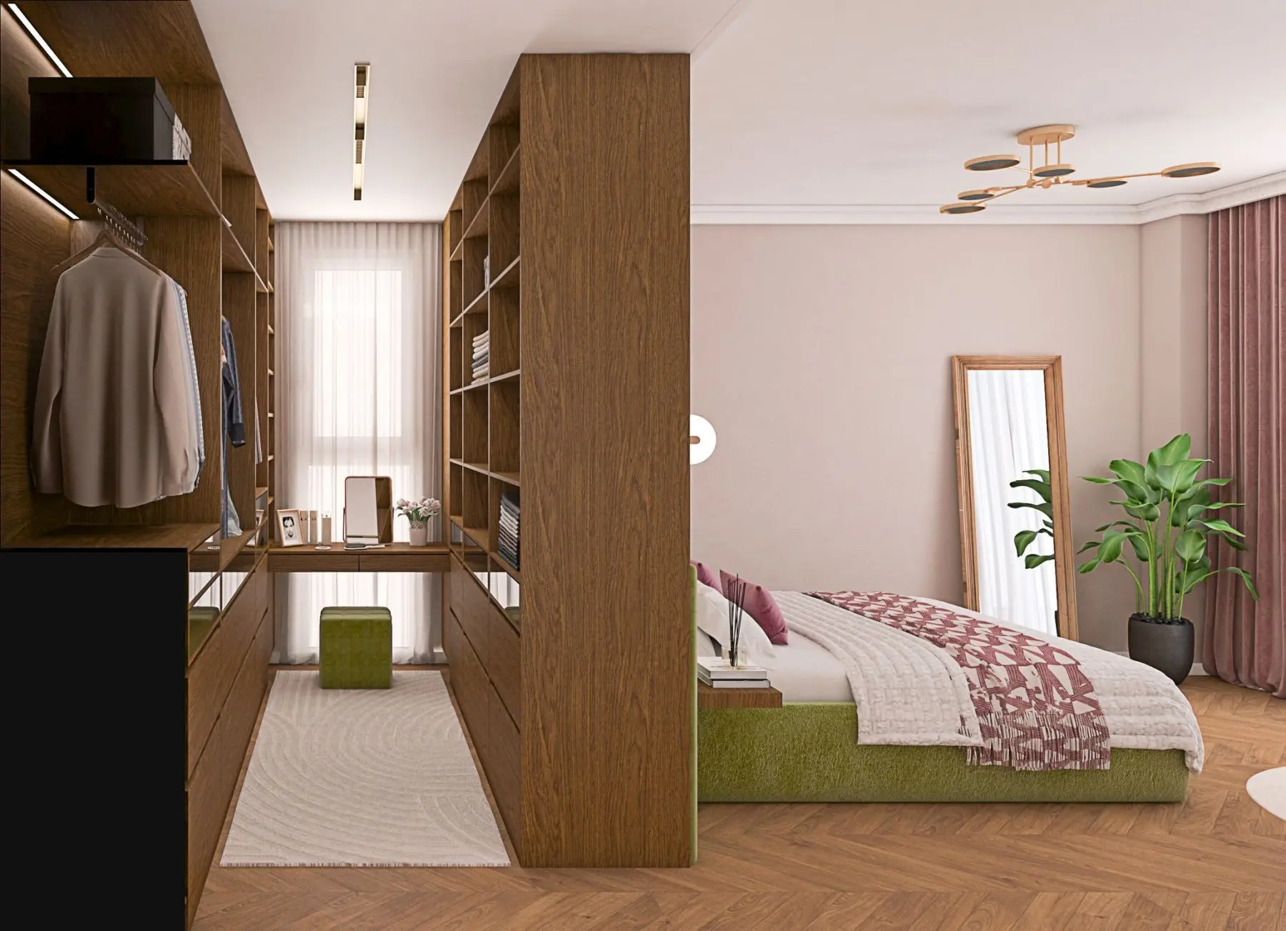 New detached house with modern architecture and high-class execution