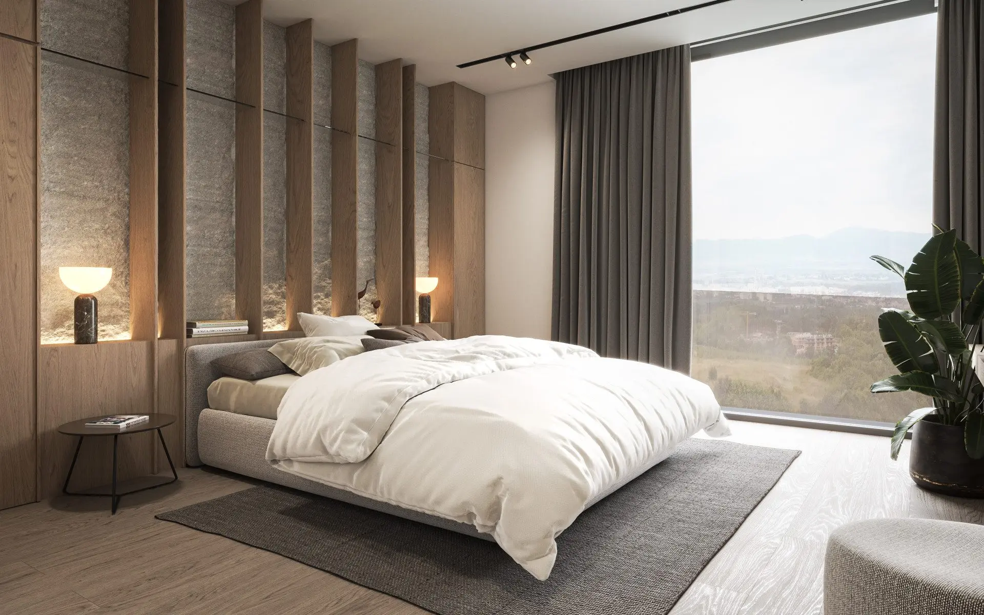 Apartment with a private garden in a gated residential complex in the Kambanite area