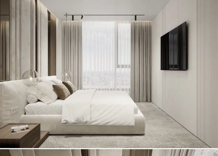 Two-bedroom apartment in a luxury complex near Zaimov Park