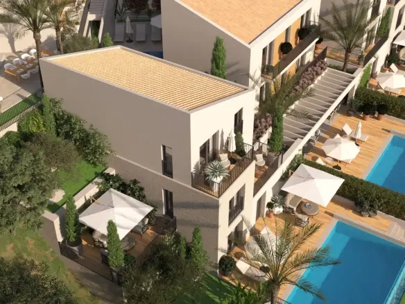 Villa at the stunning, green, private resort in Budva