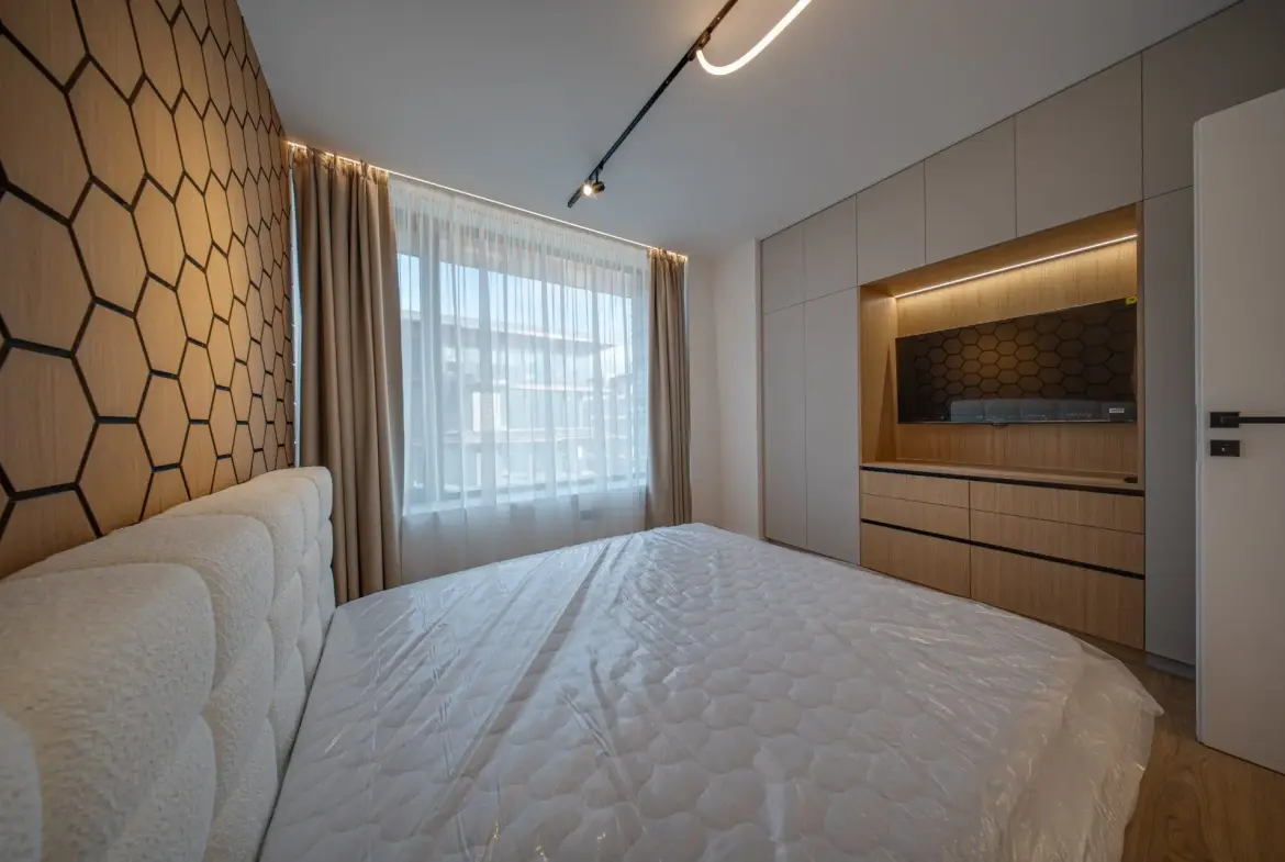 Luxurious two-bedroom apartment in an iconic, innovative building Kosher