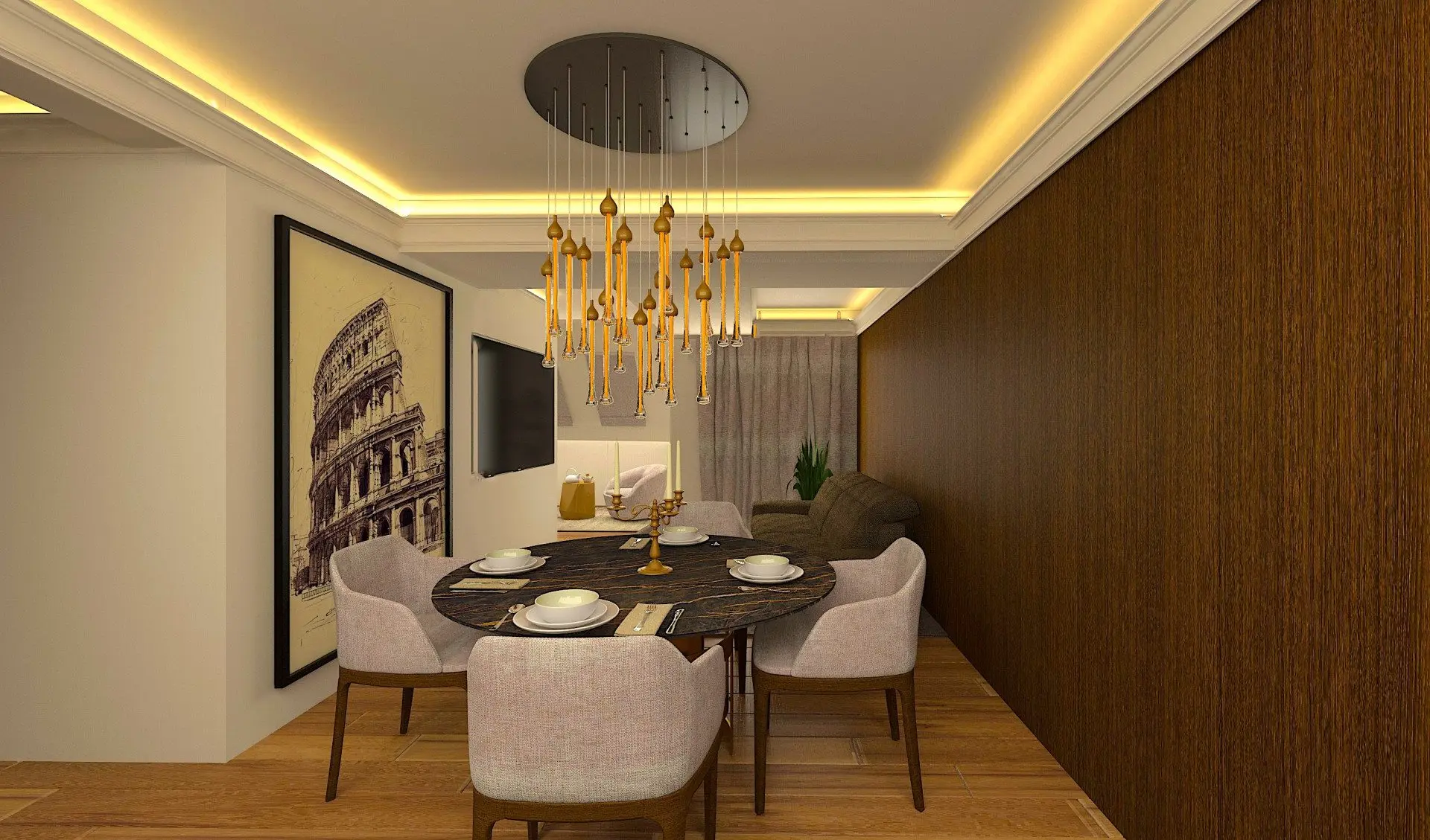 Penthouse with a panoramic terrace next to the National Palace of Culture for sale