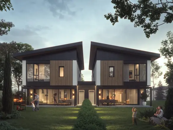 Single-family house in a new luxury gated residential complex