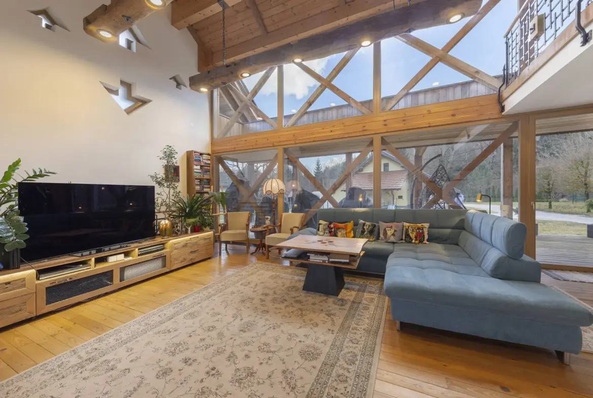 Bled – Surroundings, Exclusive Modern House with wonderful gardens & nature