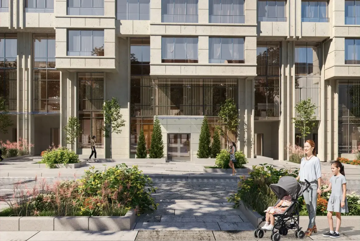Restaurant in a new luxurious residential building next to James Boucher subway station for sale