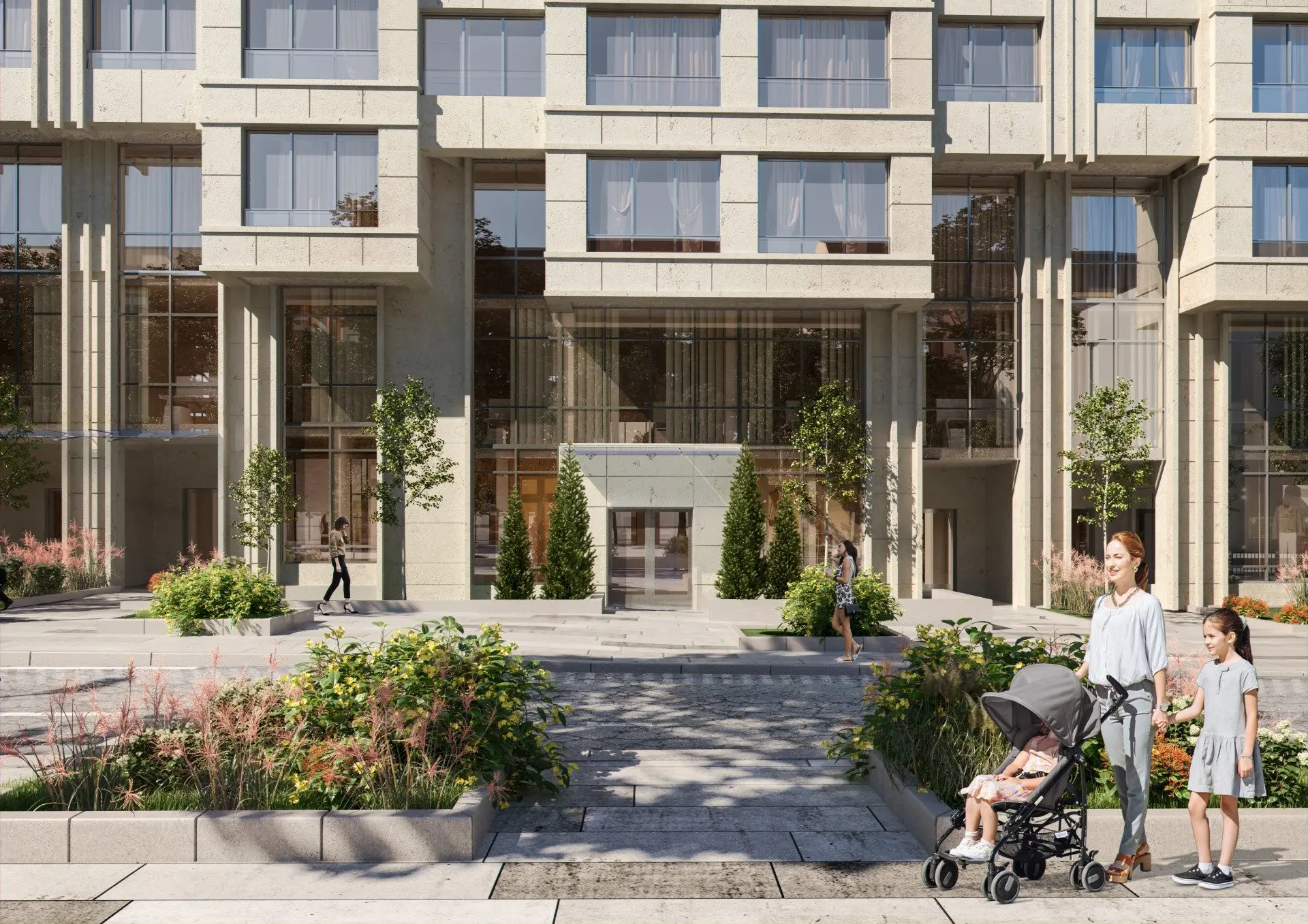 Restaurant in a new luxurious residential building next to James Boucher subway station for sale