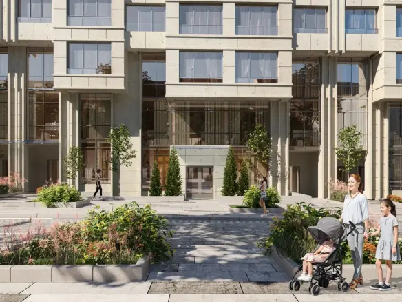 Premises in a new luxury residential building next to James Boucher metro station for sale