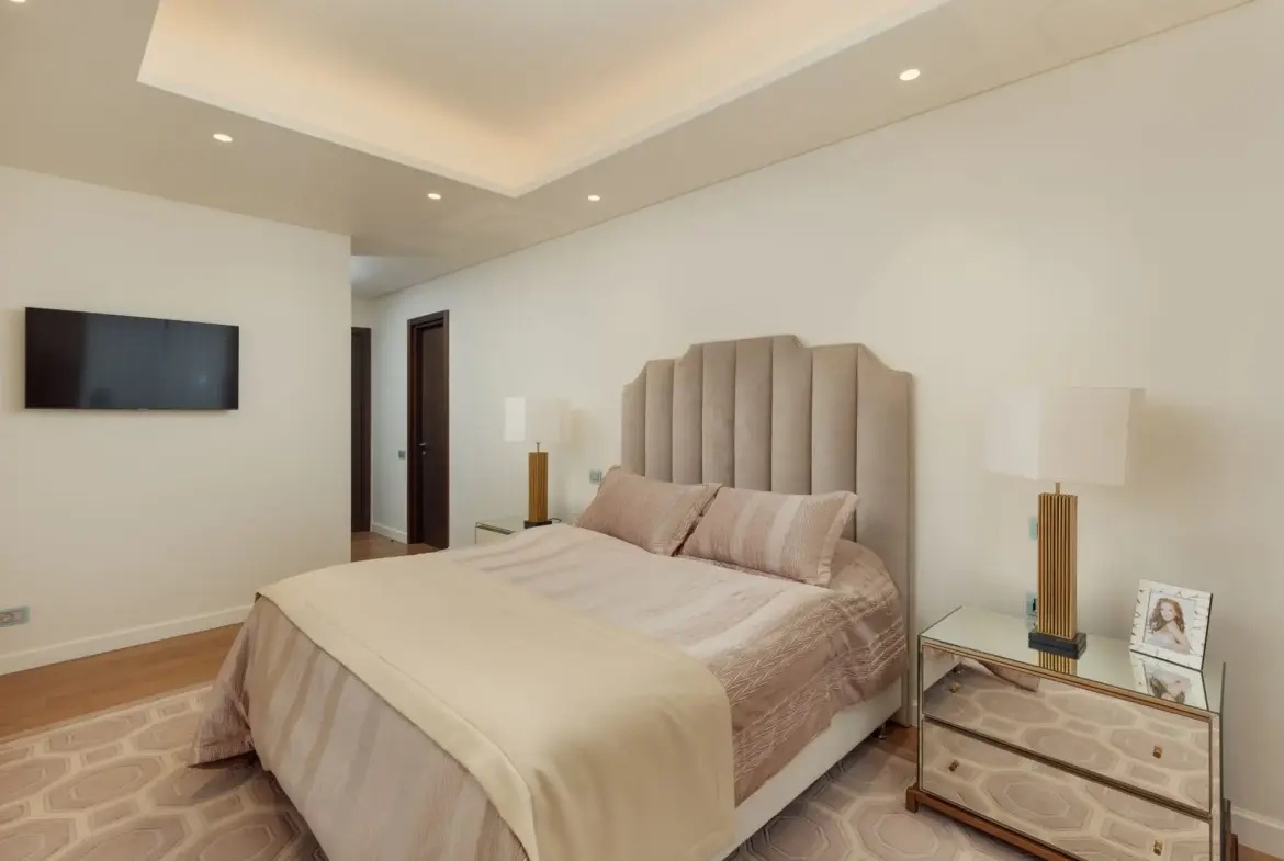 Modern three-bedroom apartment with a pool, in Portonovi