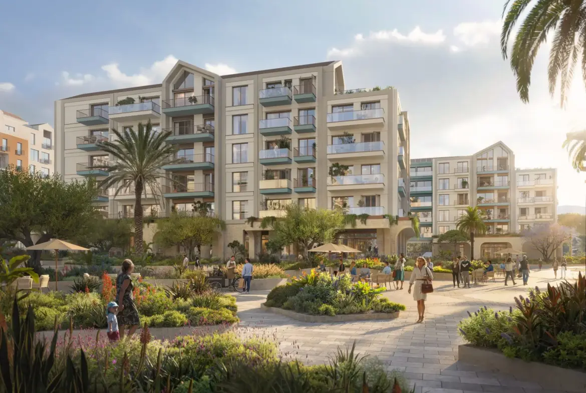 Two-bedroom apartment on fourth floor in the newest neighborhood in the heart of Porto Montenegro