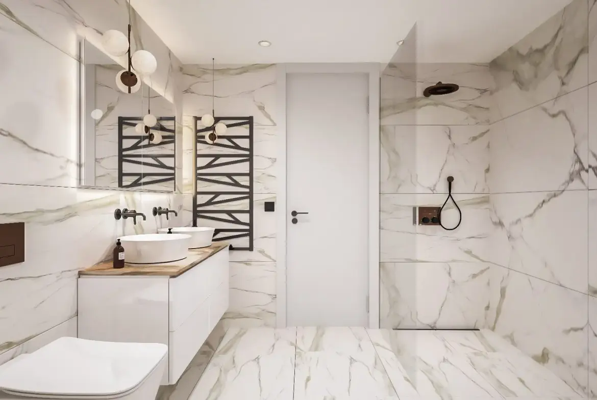 Two-bedroom apartment in a luxury complex near Zaimov Park