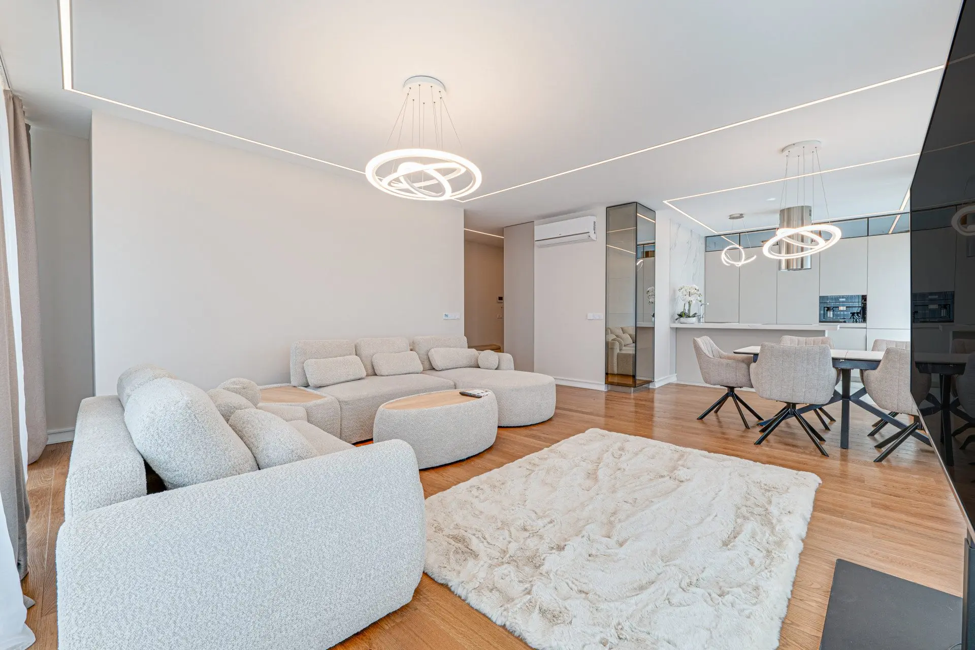 Elegantly furnished two bedroom apartment in a modern architectural building for sale