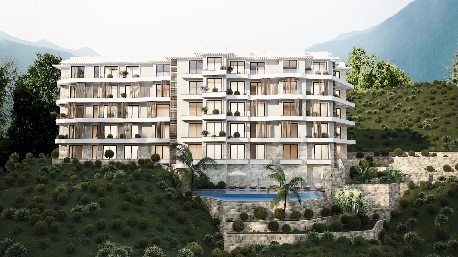 67a40195fa5ebe01c1d892838bcc21188d00ba68b605ba07943df930ea56e977688c972ca37be Three-bedroom apartment at a residential resort and Spa in Becici