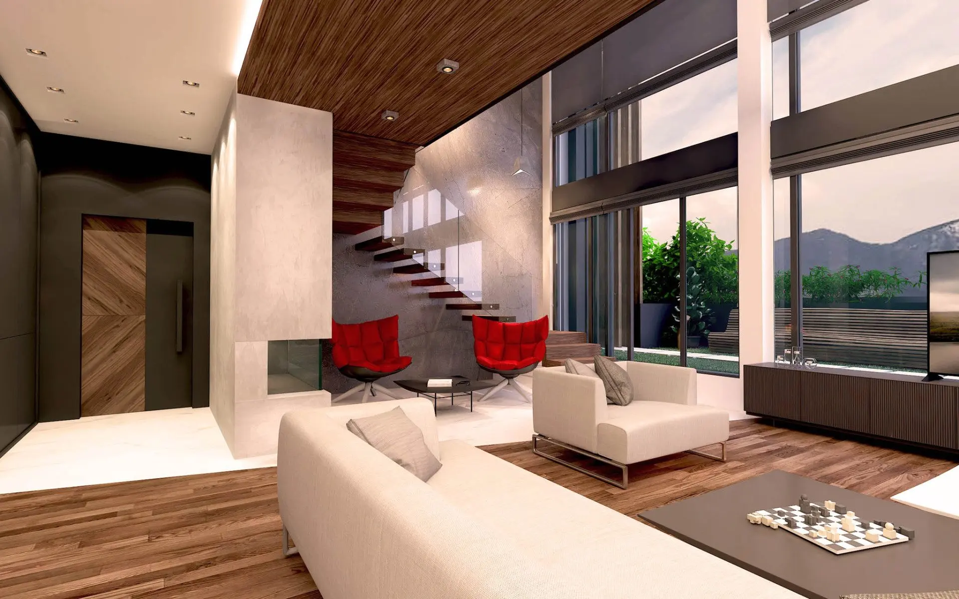 A detached penthouse with a homely feel