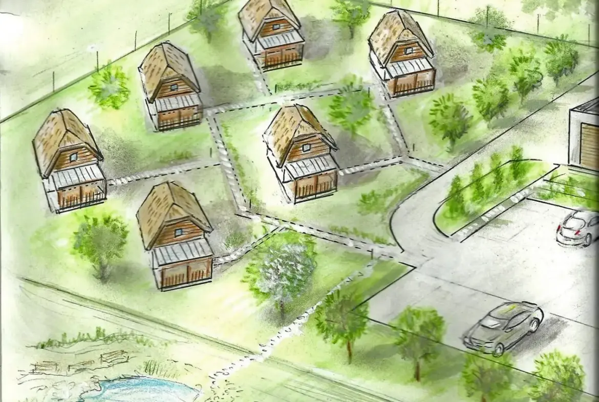 Glamping Project with Approved Permit – Buildable Land in Prekmurje
