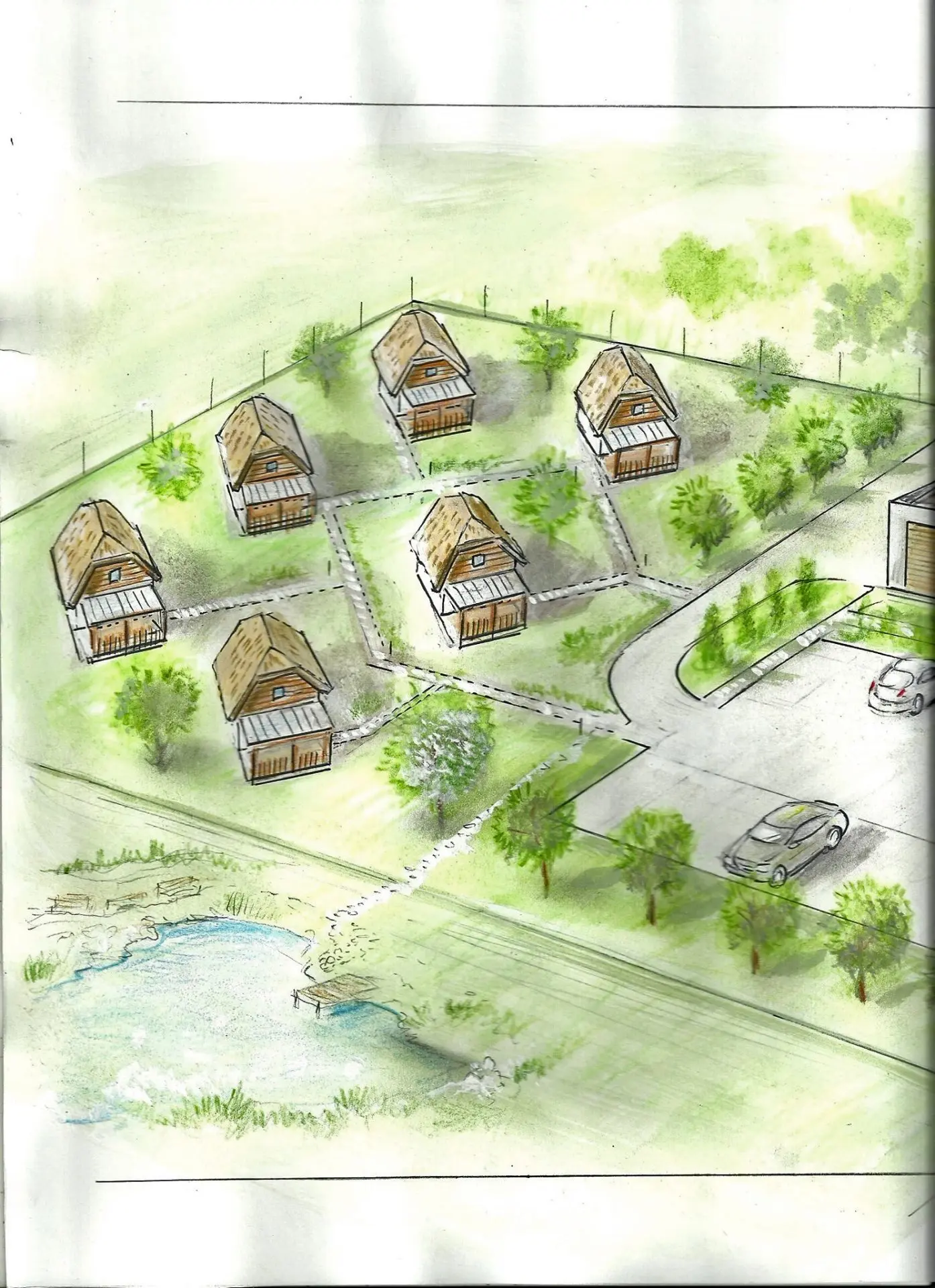 Glamping Project with Approved Permit – Buildable Land in Prekmurje
