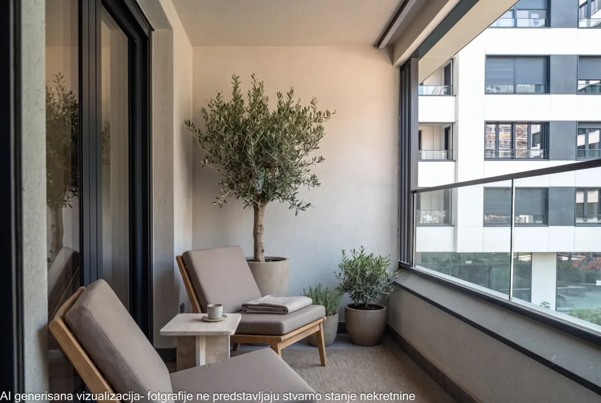1-Bedroom Apartment, 55 m² – Airport Garden, Novi Beograd, Belgrade