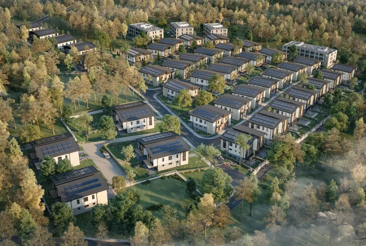 Single-family house in a new luxury gated residential complex