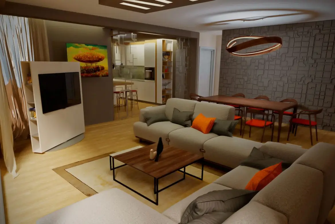 Three-bedroom apartment in a new residential complex at the foot of Vitosha Mountain for sale