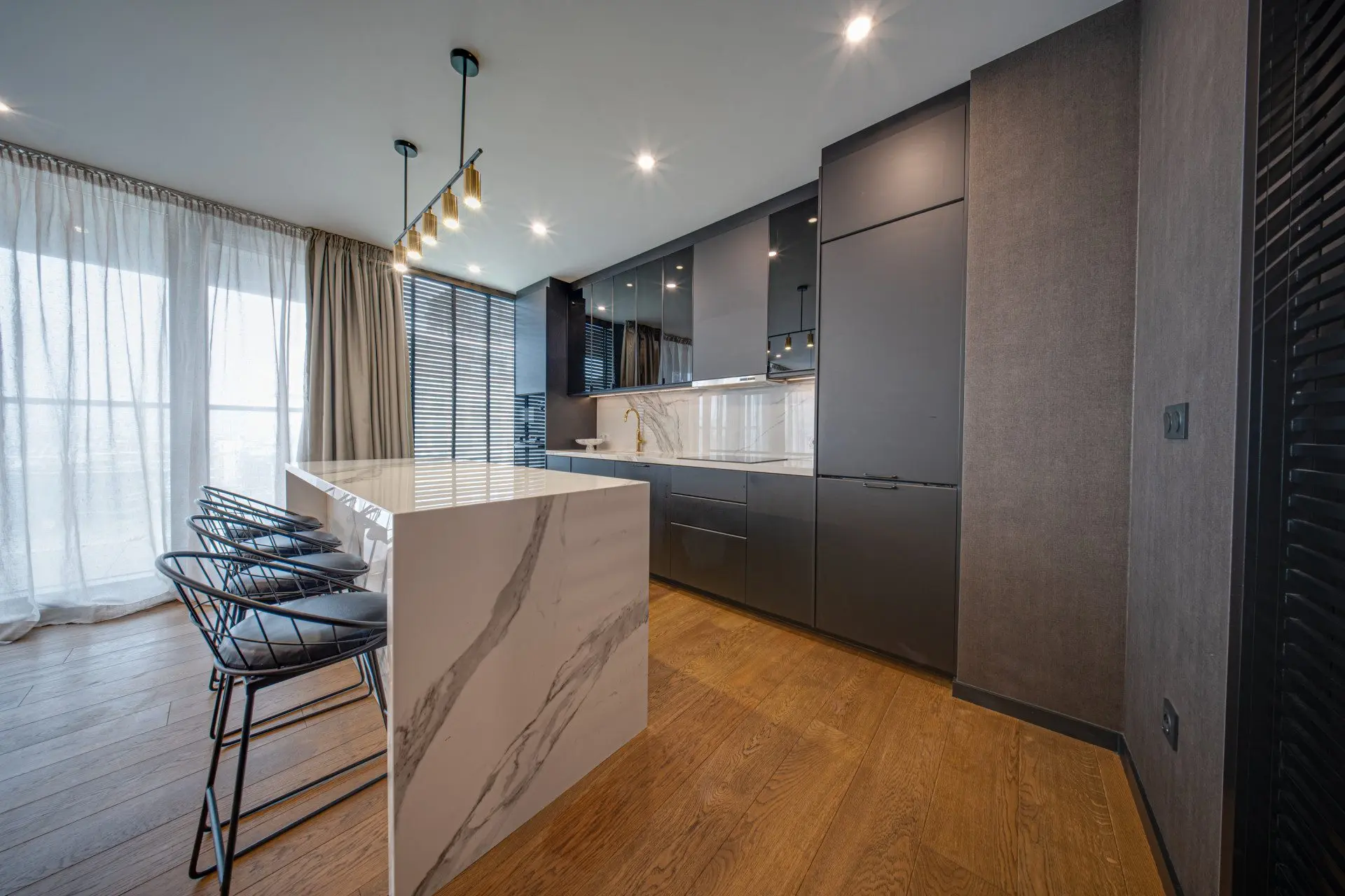 Designer two-bedroom apartment in the prestigious A3 building on Bulgaria Blvd. for sale