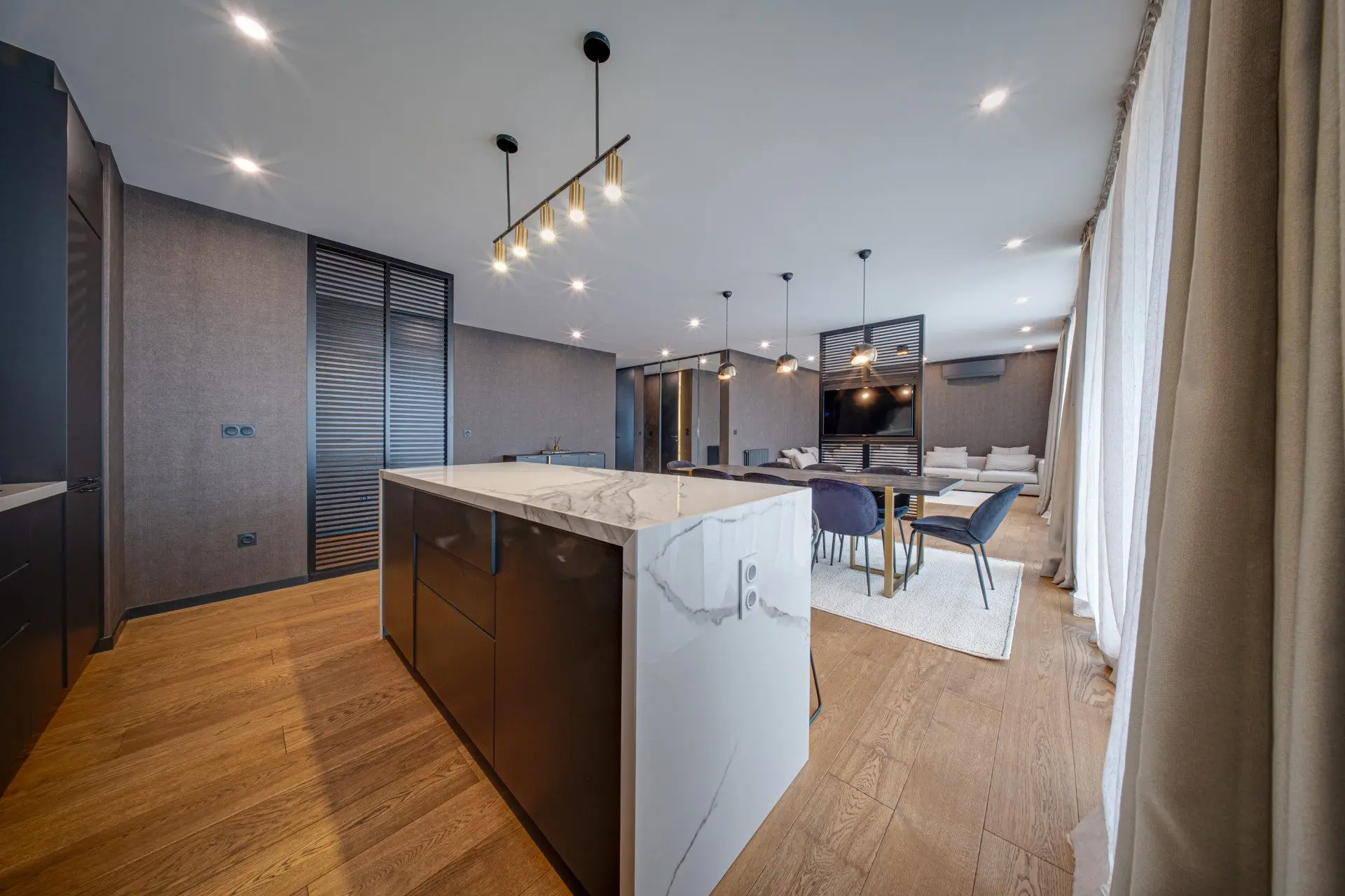 Designer two-bedroom apartment in the prestigious A3 building on Bulgaria Blvd. for sale