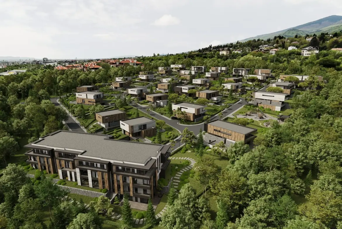 Two-level apartment with three bedrooms in a prestigious premium complex in Dragalevtsi