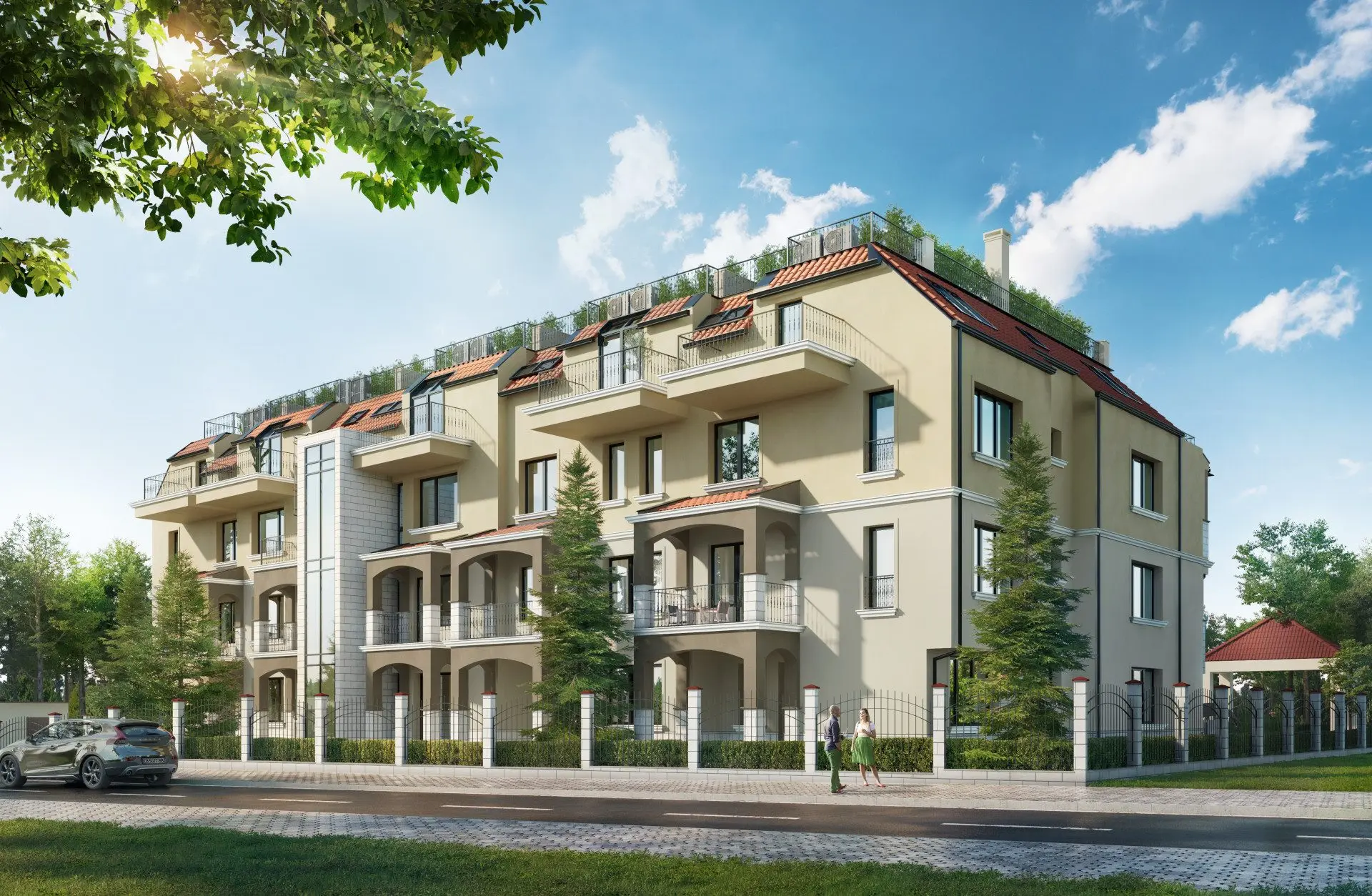 Plot of land with a ready investment project and a valid building permit in a prestigious area near Sofia