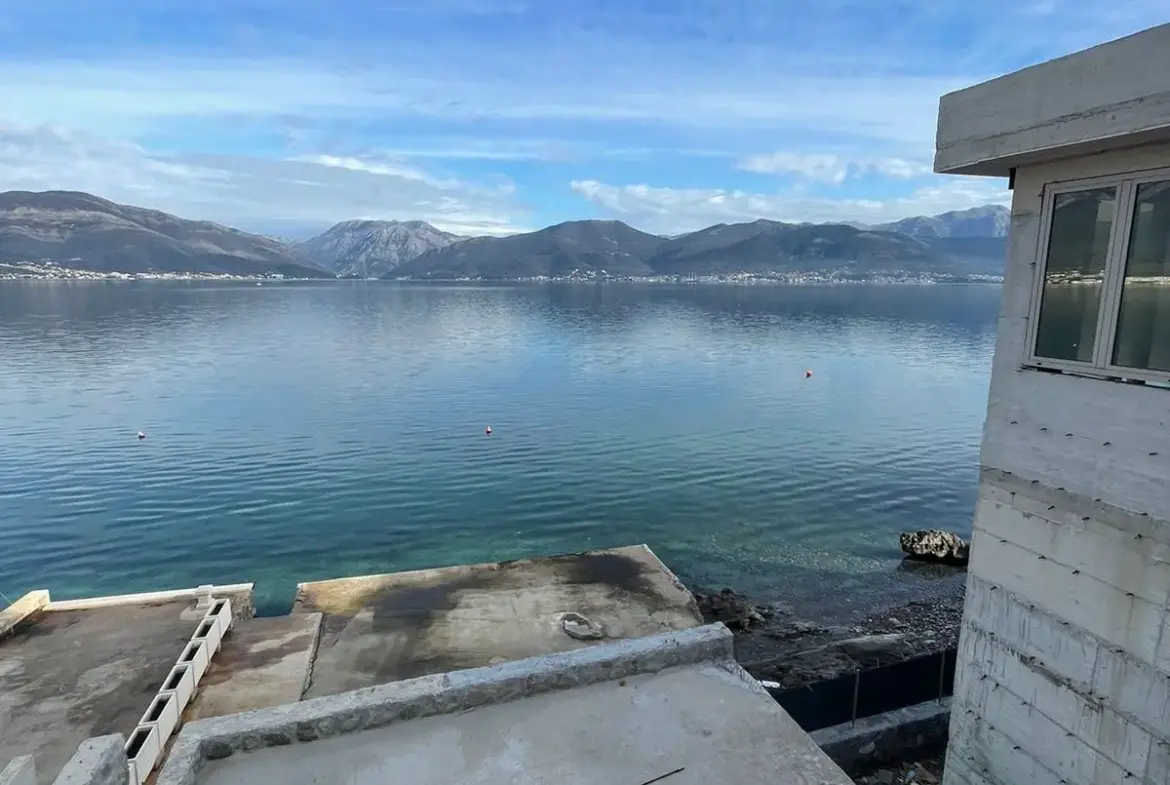New Family Villa First Line to the sea, Under Construction in Krasici, Lustica Peninsula