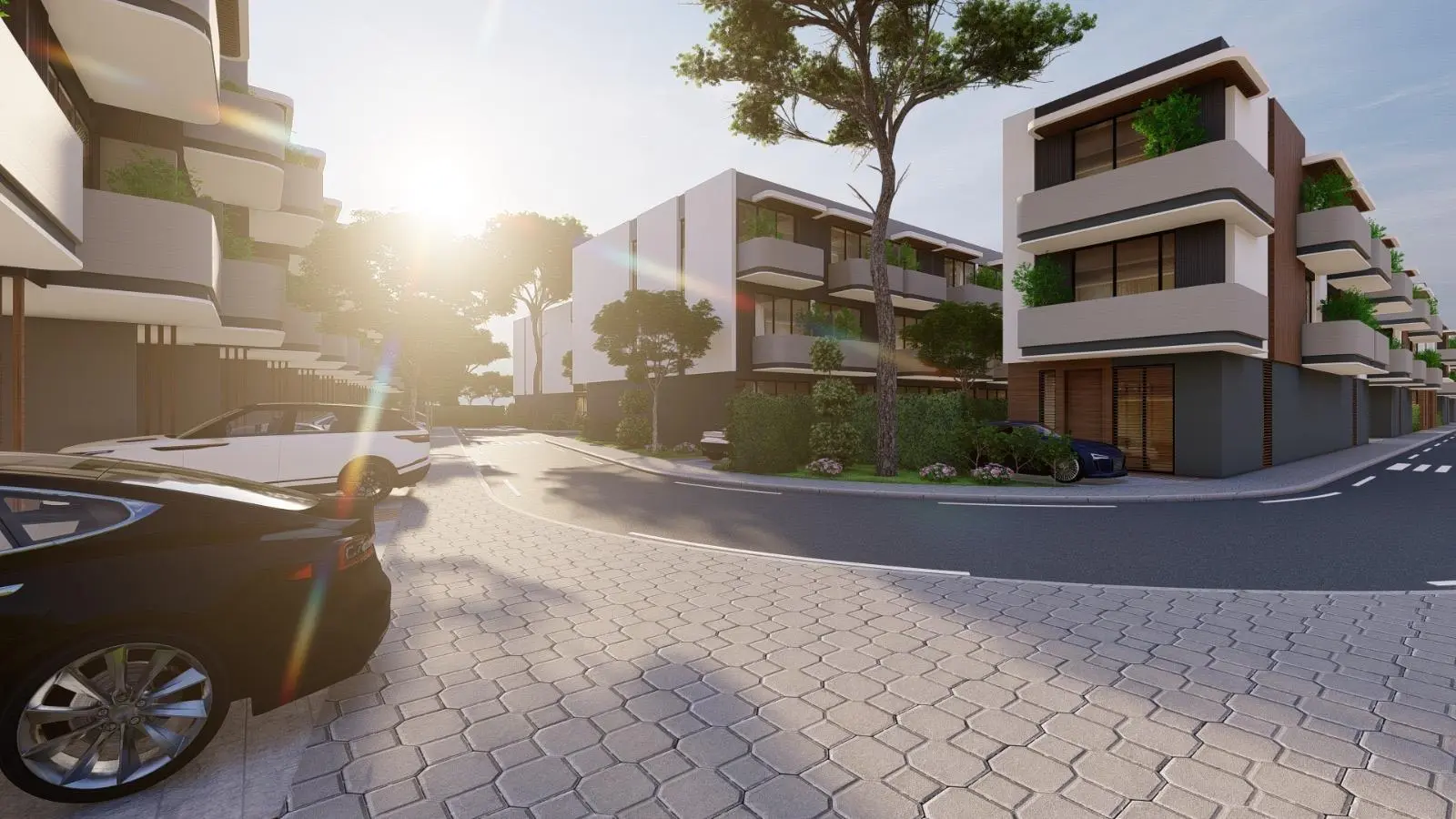4-Bedroom Townhouse for Sale in La Dimora Residence | C-2 Middle Single Row with Garden & Community Views