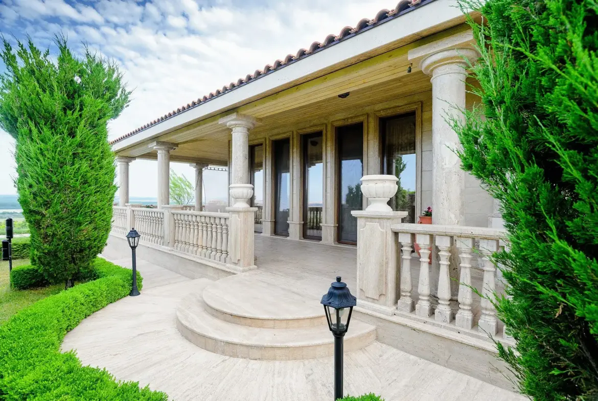 An exclusive residence with a pool near the Sunny Beach resort