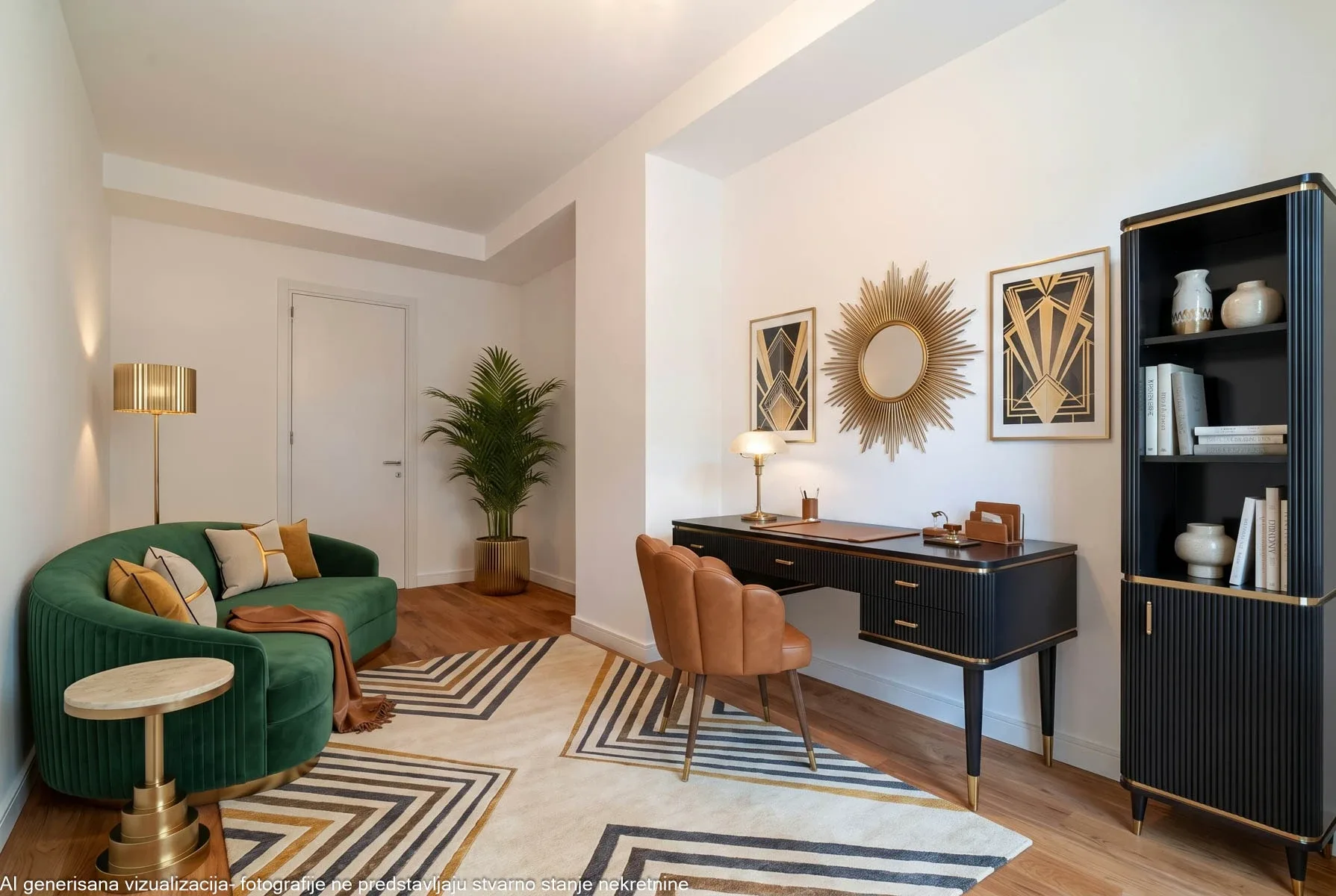 7_art-deco 2-Bedroom Apartment, 128 m² – Loznička, Vracar, Belgrade