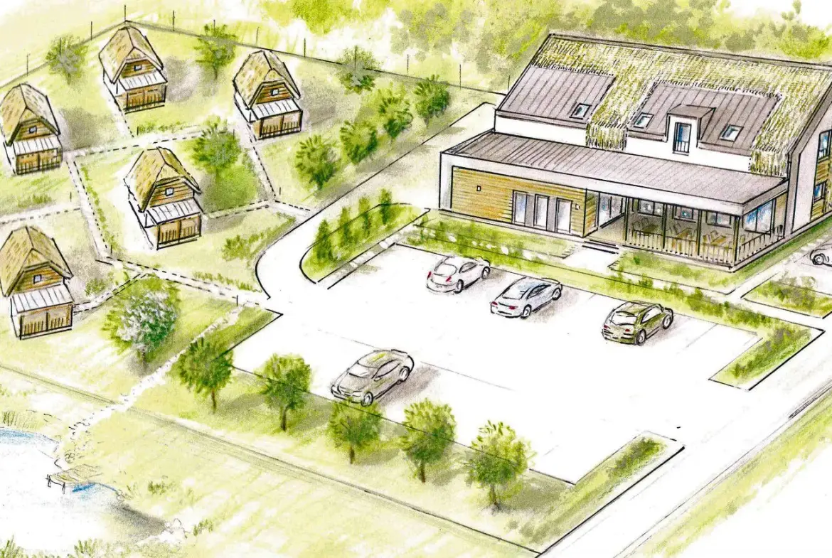 Glamping Project with Approved Permit – Buildable Land in Prekmurje