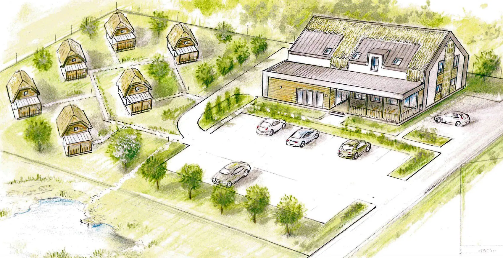 Glamping Project with Approved Permit – Buildable Land in Prekmurje