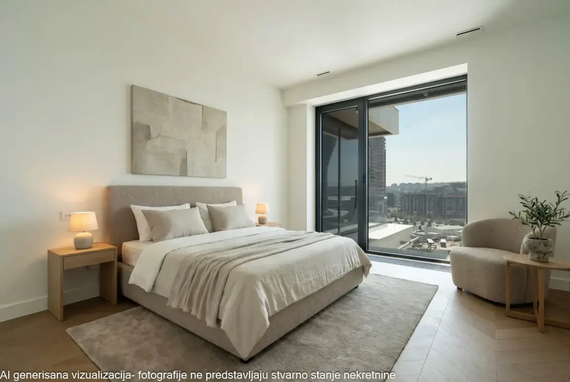 3-Bedroom Apartment, 202 m² – BW Riviera, Savski venac, Belgrade