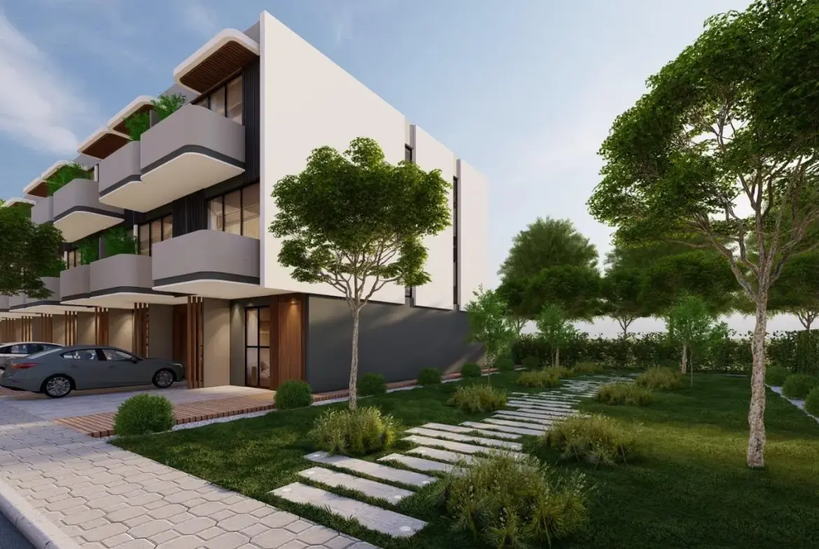 4-Bedroom Townhouse for Sale in La Dimora Residence | C-11 Middle Single Row with Garden & Community Views