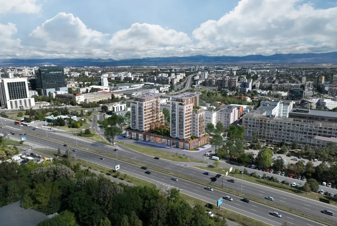 Shop in the newly built residential building GATEWAY TOWERS on Tsarigradsko shose Blvd.