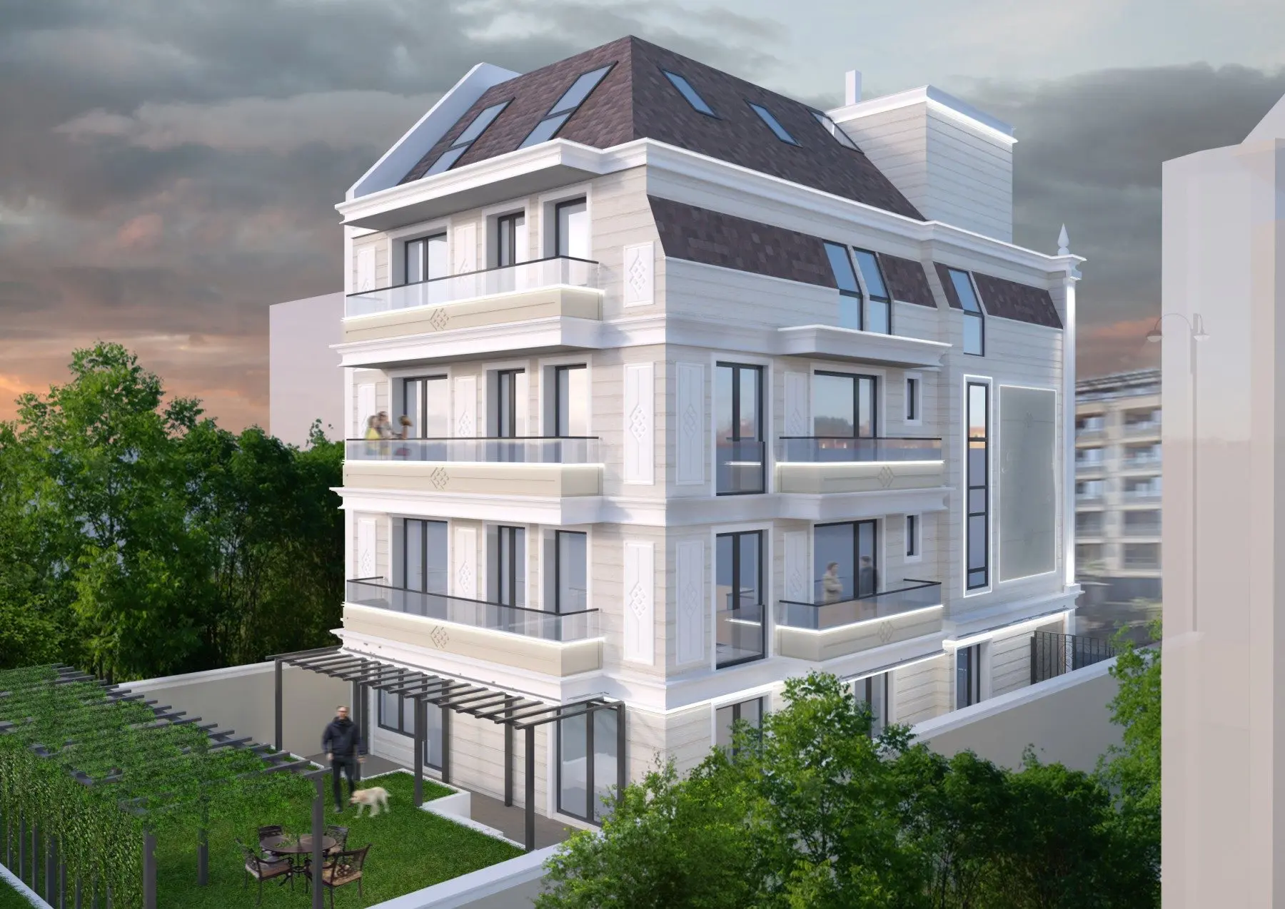 A lovely little boutique building in the central part of Sofia
