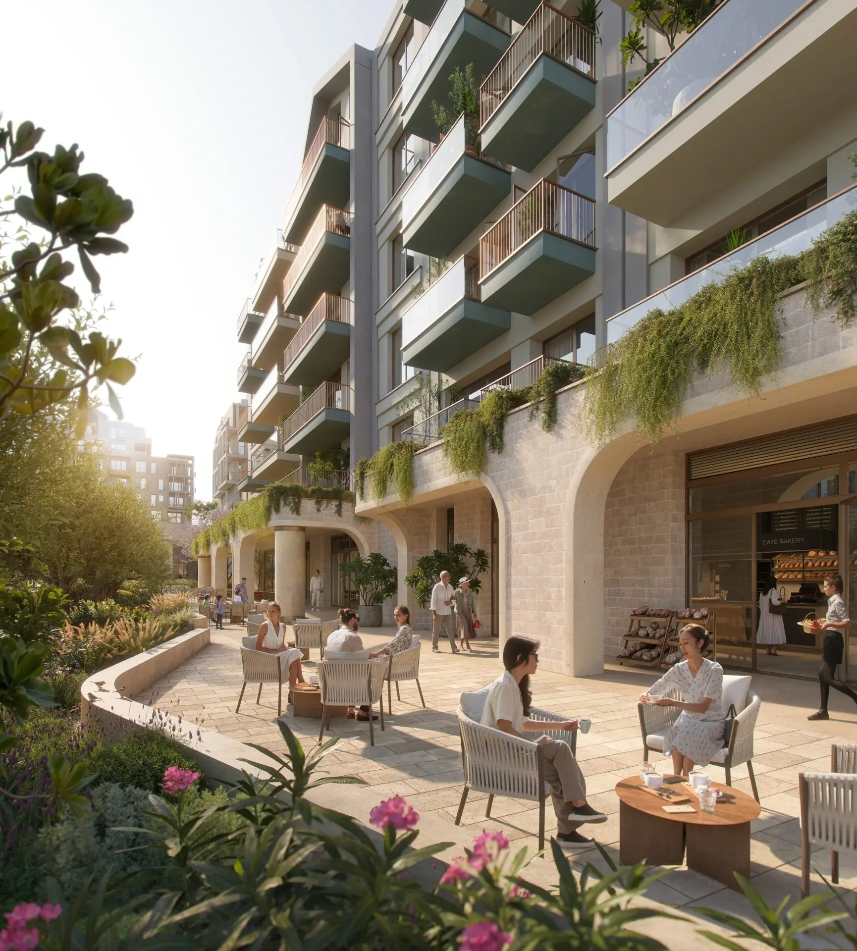 Two-bedroom apartment on fourth floor in the newest neighborhood in the heart of Porto Montenegro