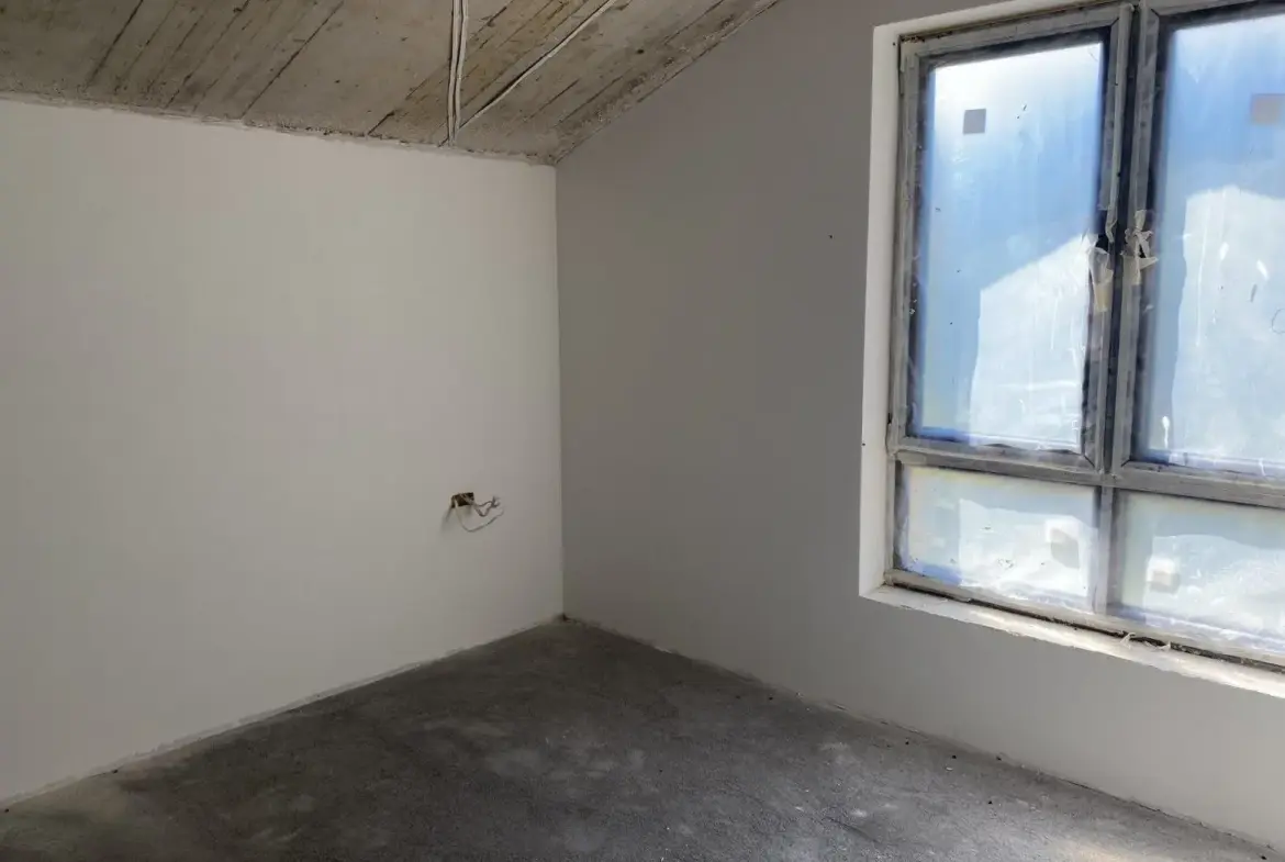 House with panoramic views and private yard in a villa village near Pirin Golf