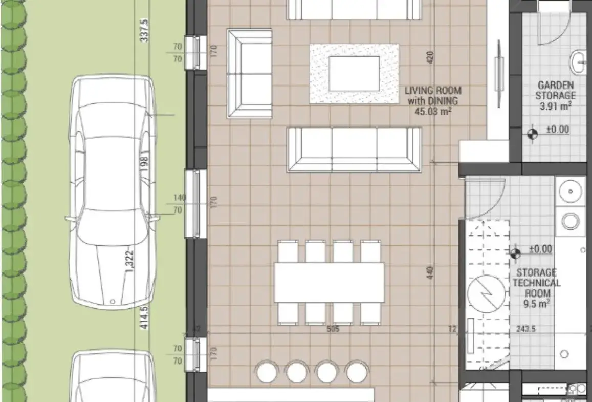 Single-family house in a new luxury gated residential complex