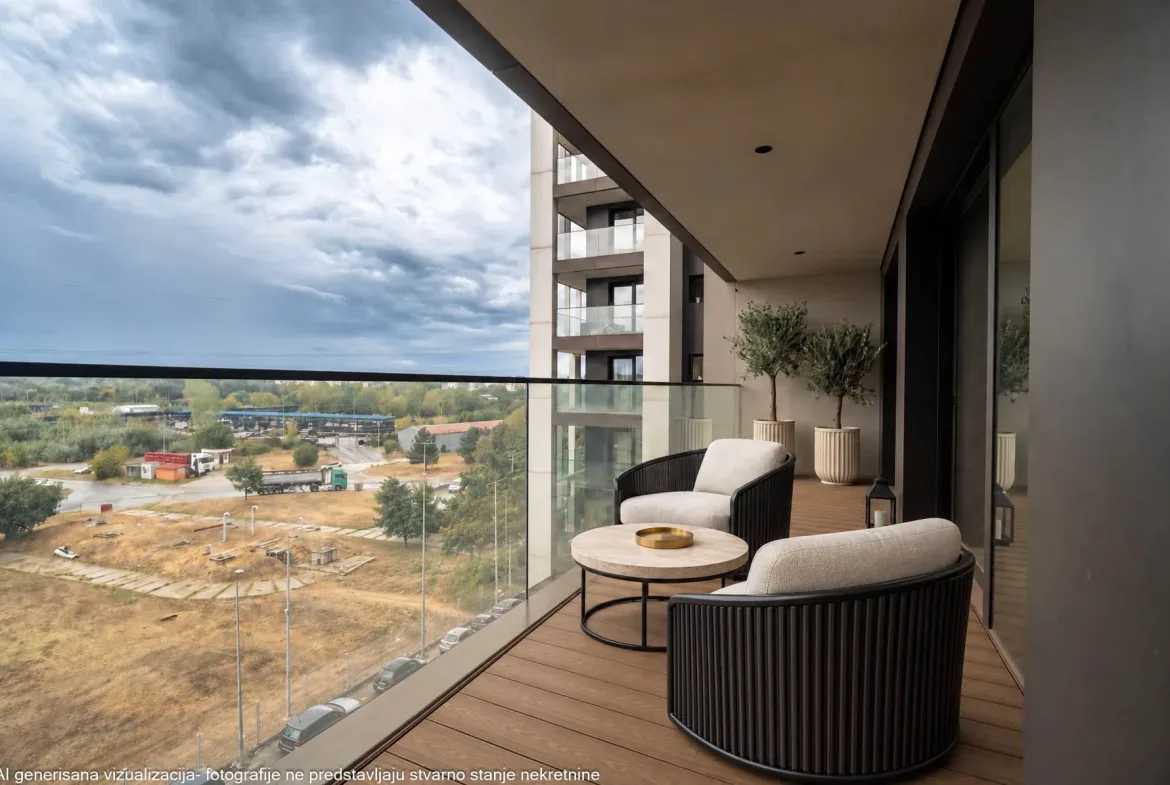 2-Bedroom Apartment, 76 m² – Sakura Park, Novi Beograd, Belgrade