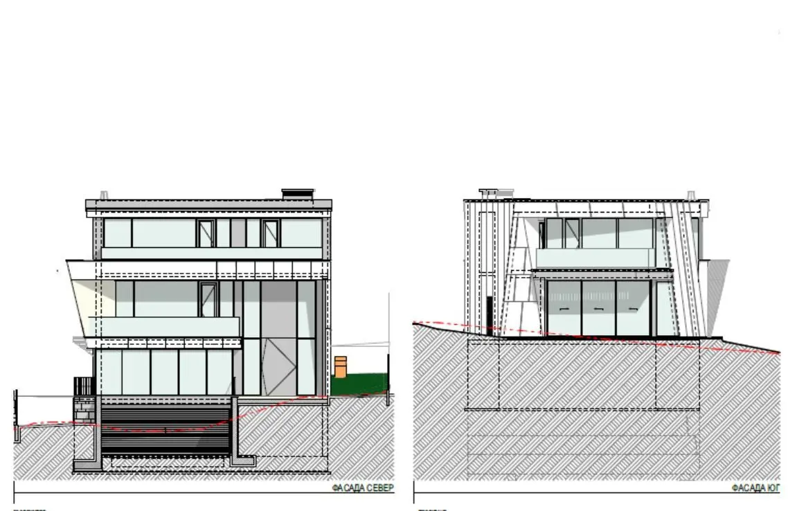 Plot of land with project and building permit