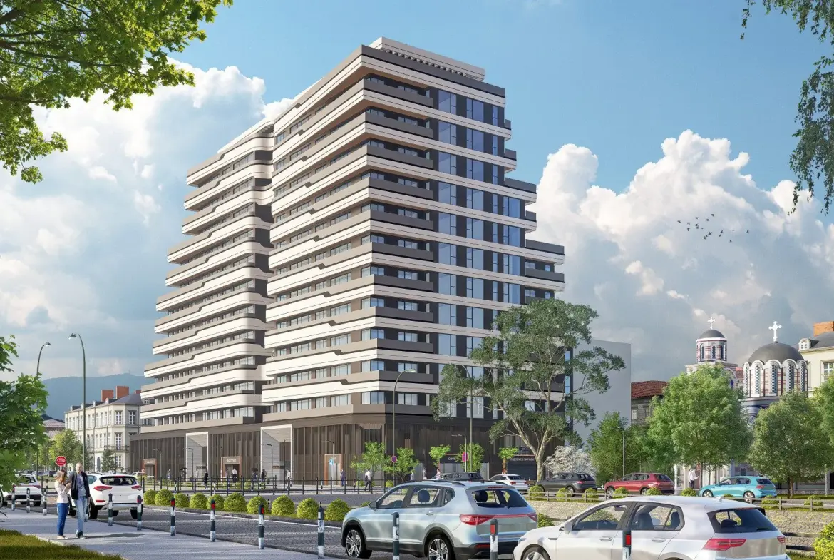 Three-bedroom apartment in a new luxury building located on the emblematic Pirotska Street