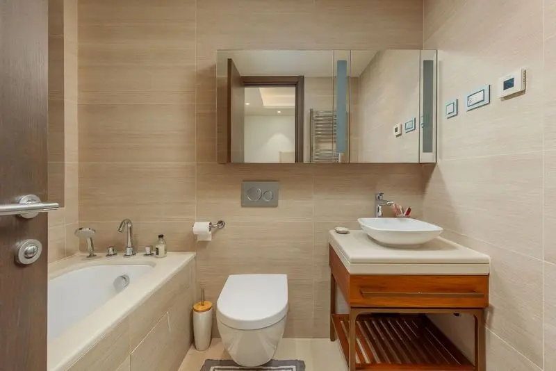 Modern three-bedroom apartment with a pool, in Portonovi