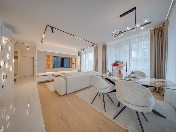Luxurious two-bedroom apartment in an iconic, innovative building Kosher