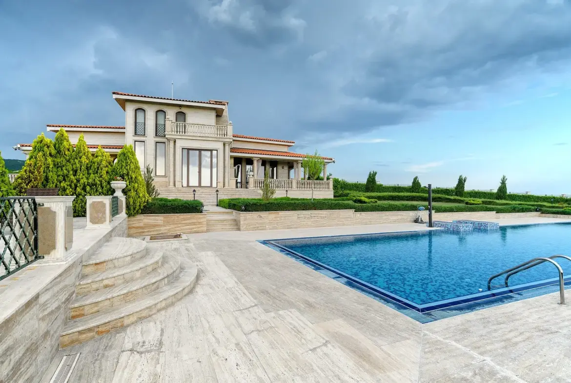 An exclusive residence with a pool near the Sunny Beach resort